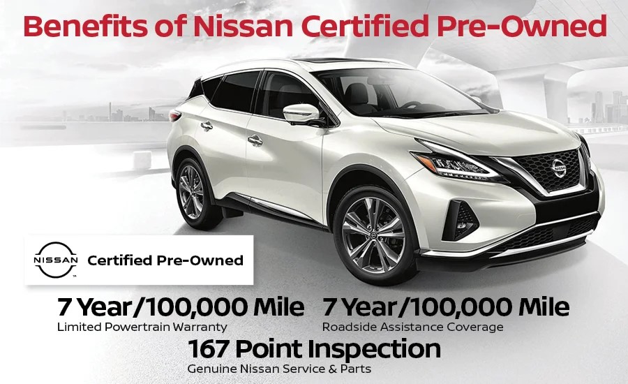 Certified Pre-Owned Nissan at JP Nissan dealership in Blytheville, Arkansas, with a welcoming showroom and trusted staff.